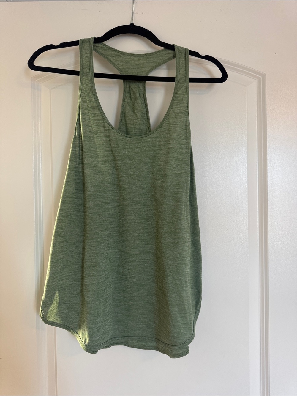 lululemon athletica Heathered Sage Racerback Tank